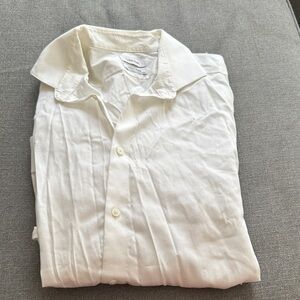 Calvin Klein White Casual Button-Down Shirt